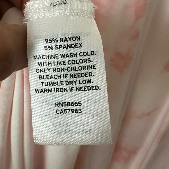 NORDSTROM Girls Large 10/12 Long Sleeves Pull On Tye Dye Casual Dress BNWOT - Picture 5 of 5